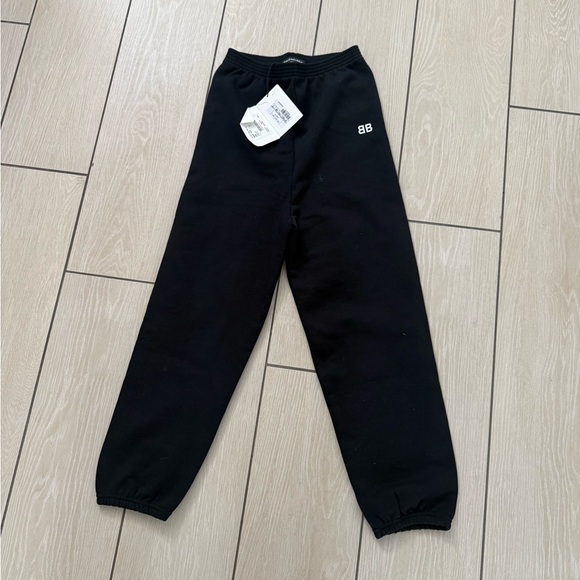 Brand new with tags Balenciaga Black Kids Jogger Pants size 8 - Picture 1 of 4